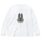 ButterConyのシンプルうさぎロゴマーク Big Long Sleeve T-Shirt