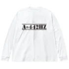 173H Designのピッチ442HzB ビッグシルエットロングスリーブTシャツ