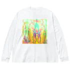 egg Artworks & the cocaine's pixの『βµ†×2eЯfly É∬ec☦』 ビッグシルエットロングスリーブTシャツ