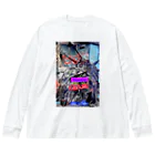 WoooDaliのshibuya wall art wooodali Big Long Sleeve T-Shirt