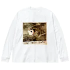 Fresh Bald RecordsのThe Great Reset ビッグシルエットロングスリーブTシャツ