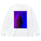 70.s popsのネオンライトの Big Long Sleeve T-Shirt