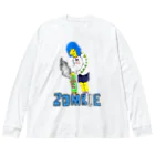 ビビットカラーアイテムズのスケーターくん Big Long Sleeve T-Shirt