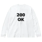 Military Casual LittleJoke の200 OK HTTPステータスコード Big Long Sleeve T-Shirt