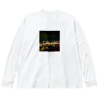 面白Tシャツ専門店の～稲佐山の夜景を添えて～ Big Long Sleeve T-Shirt