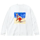 segasworksの恐竜とクリスマス Big Long Sleeve T-Shirt