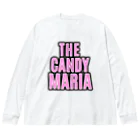 THE CANDY MARIAのBIG Pink Logo ビッグシルエットロングスリーブTシャツ