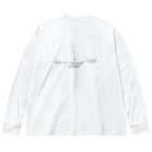 yoshino_worksの正規分布 Big Long Sleeve T-Shirt