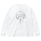 PaPoちゃん！！のペン描きベッドホンくん Big Long Sleeve T-Shirt