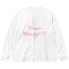 Mato15_StoreのDream Blooming ビッグシルエットロングスリーブTシャツ