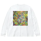 LeafCreateのGalaxyNightNo.14 ビッグシルエットロングスリーブTシャツ