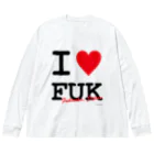 I ♥ FUKUOKAのI ♥ Fukuoka ビッグシルエットロングスリーブTシャツ