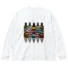 KAKA's CreateのMaasai  ビッグシルエットロングスリーブTシャツ