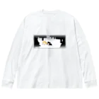 ももくらげ＊miroirLimiteの雪の中追いかけっこ Big Long Sleeve T-Shirt