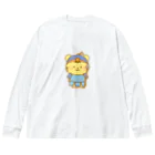 もちぱっちの毘沙門天トラさん Big Long Sleeve T-Shirt