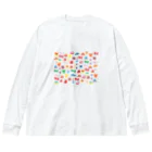 puikkoの北欧風イラスト　装身具 Big Long Sleeve T-Shirt