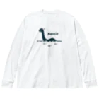 Andiamoのネッシー（紺） Big Long Sleeve T-Shirt