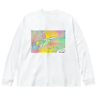 ﾌﾗﾜｰﾎｴｰﾙ　とかげのちづっこのフトアゴヒゲとかげちゃん Big Long Sleeve T-Shirt