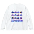 【公式】JELLY WONDERLAND【ショップ】のジェリードーナツ Big Long Sleeve T-Shirt