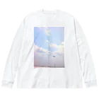 空屋　sorayakusakaの200705031110000　空 ビッグシルエットロングスリーブTシャツ