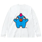 CO2 SHOP in SUZURIの怪獣の友達　モノ Big Long Sleeve T-Shirt