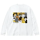 SHOP ベアたんの猫いっぱい Big Long Sleeve T-Shirt