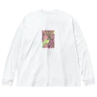 ばなちゃんのマーブリング Big Long Sleeve T-Shirt