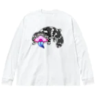 もむのふの爬虫類グッズやさんのマツカサトカゲちゃん Big Long Sleeve T-Shirt