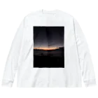 Fデザインの日の出前の景色 Big Long Sleeve T-Shirt