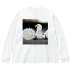 YOPPYのバドミントン Big Long Sleeve T-Shirt