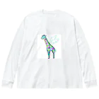 あああああのカラフルキリン Big Long Sleeve T-Shirt