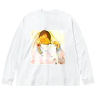 luckyshopの赤ちゃんは可愛い Big Long Sleeve T-Shirt