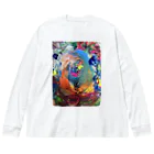 3oodgrip の獄彩肆暴徒爆音行脚 Big Long Sleeve T-Shirt