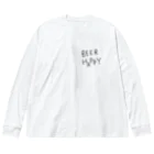 なおちんのBeer Happy ビッグシルエットロングスリーブTシャツ