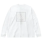 rilybiiのframe Flower pattern ビッグシルエットロングスリーブTシャツ