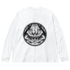 TSURUHA SHIGOROKU SHOPの鶴羽四五六モチーフ Big Long Sleeve T-Shirt