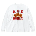 ヘンテコデザイン専門店　SYUNLABOのAGE MOMIJI Big Long Sleeve T-Shirt