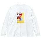 なつみ。のつうはんのいちごの靴と空 Big Long Sleeve T-Shirt