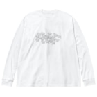 piro piro piccoloのミユビシギ19＋ハマシギ1 Big Long Sleeve T-Shirt