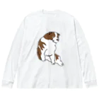 nanamaru worksの蘆雪犬B Big Long Sleeve T-Shirt