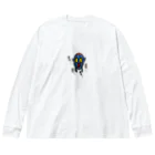 Hisa Desigh Storeのzozozoくん Big Long Sleeve T-Shirt