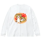 nya-mew（ニャーミュー）のとらニャーちゃん ビッグシルエットロングスリーブTシャツ