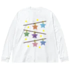 フォーヴァの星飾り Big Long Sleeve T-Shirt