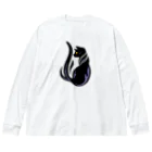 kocoon（コクーン）の夜型生活のネコ（文字無し） Big Long Sleeve T-Shirt