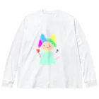 ゆめころ感謝祭の猫のねこかぶりちゃん Big Long Sleeve T-Shirt