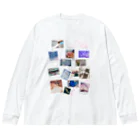 𝙈𝙊𝙈𝙊'𝙨 𝙎𝙝𝙤𝙥のMOMOとコラージュ Big Long Sleeve T-Shirt