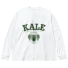 コノデザインのKALE University カレッジロゴ  ビッグシルエットロングスリーブTシャツ