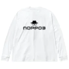 【NOPPO3】の【NOPPO3】オリジナルロゴグッズ ビッグシルエットロングスリーブTシャツ