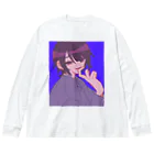 古海うろこの黒沢Tシャツ ビッグシルエットロングスリーブTシャツ