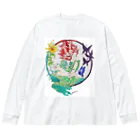 北山アルトゥーロの蝶よ花よ Big Long Sleeve T-Shirt